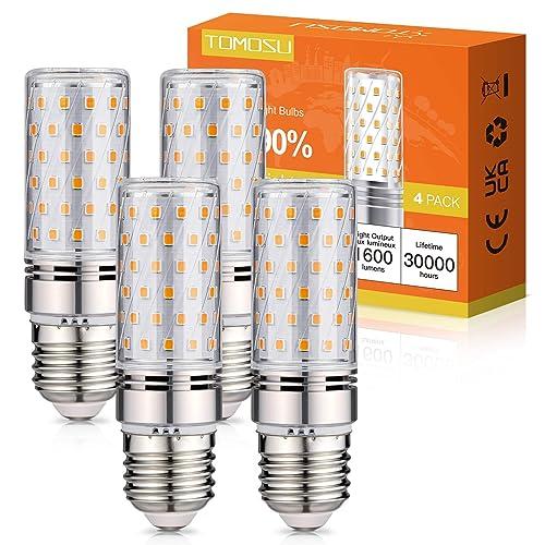 Tomosu Lampadine LED E27 16W 1600LM, 4 Pezzi