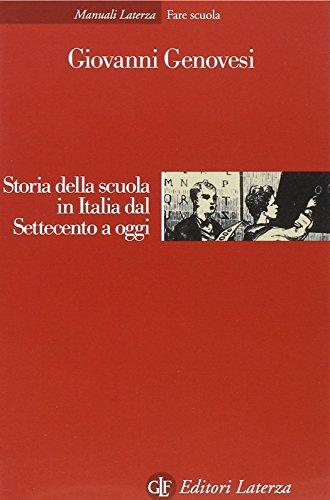Storia della scuola in Italia dal Settecento a oggi