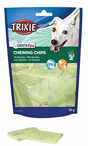 Trixie Denta Fun Chips da Masticare con Alghe Spirulina, 100 g