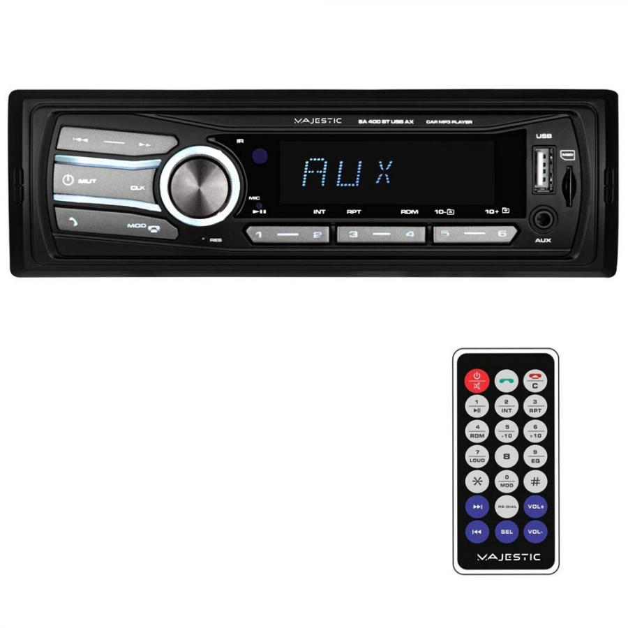 Majestic SA 400BT Autoradio Bluetooth USB/AUX-IN Nero