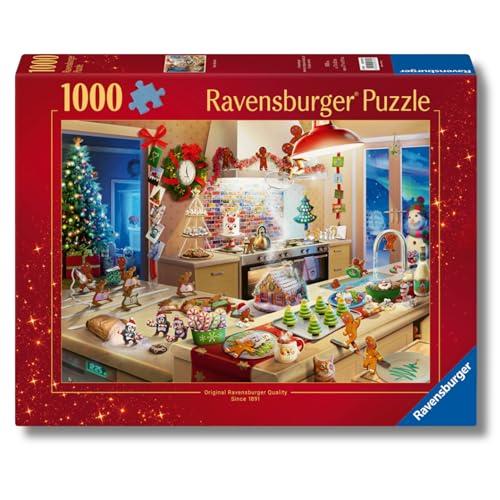 Ravensburger - Puzzle Birbanti Natalizi, 1000 Pezzi
