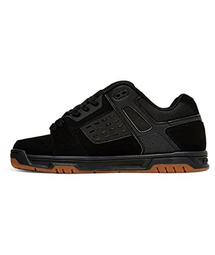 DC Shoes Stag Scarpe da Ginnastica Uomo, Nero/Gomma