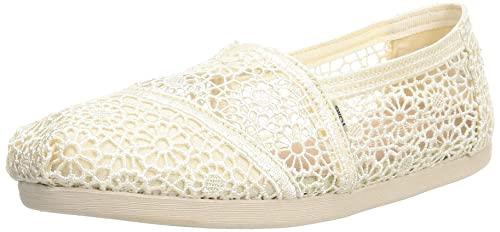 TOMS Moroccan Corchet Alpargata, Mocassino Basso Donna, Off White, 40 EU