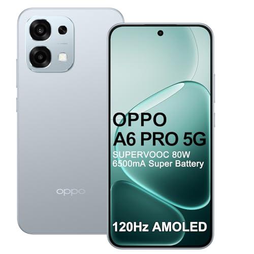OPPO A6 Pro 5G (8+256GB) Argento: Smartphone Android con Batteria Potente e Ricarica Rapida