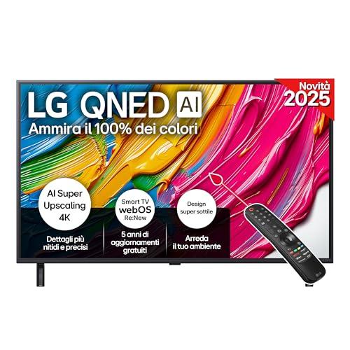 LG QNED AI QNED86 43 pollici Smart TV 4K 43QNED80A6A (Modello 2025)