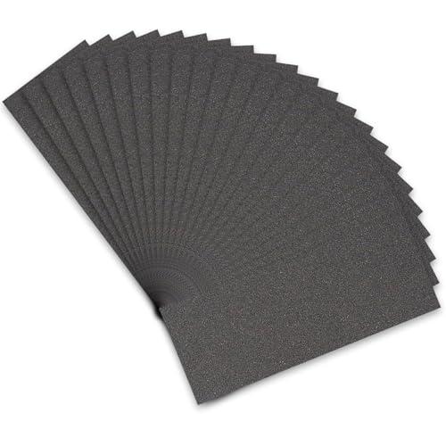 STEBRUAM Carta Abrasiva Grana 220, 21 Pezzi