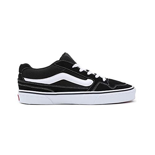 Vans Caldrone, Sneaker, Uomo, Suede/Mesh Black/White, 43 EU