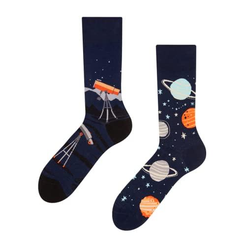 Dedoles Calzini Unisex Donna Uomo & Bambini Calze Cotone con tanti Design divertenti Cosmo, colore: Nero, taglia: 43-46