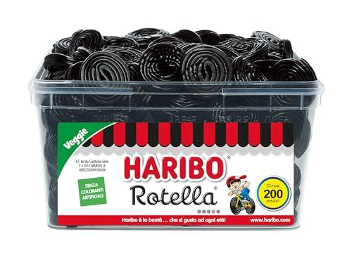 Haribo Maxi Rotelle alla Liquirizia - Formato Convenienza 1818g (200 Pezzi Circa)