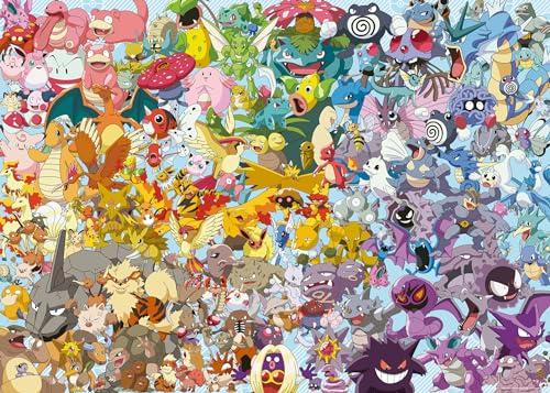 Ravensburger - Puzzle Pokemon Challenge, 1000 Pezzi