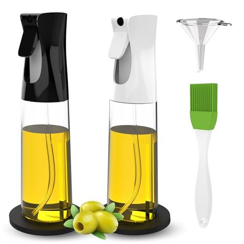 Set 2 Spruzzatori Olio da Cucina 300ml con Accessori