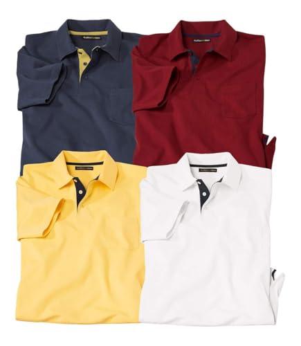 ATLAS FOR MEN - Confezione da 4 Polos - 5XL