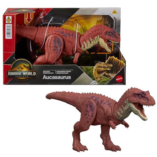 Mattel Jurassic World La Rinascita - Aucasaurus Ruggito Selvaggio