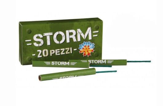Trischitti Sfida Esplosiva: Petardo Storm con Miccia P1 V°D - Confezione da 20 pezzi