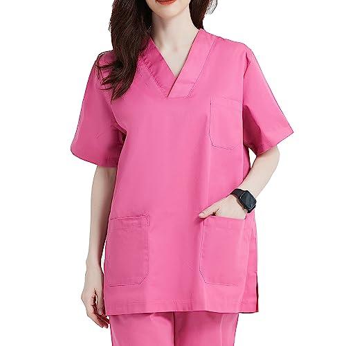 MISEMIYA - Casacca Sanitaria Unisex Maniche Corte Rosa