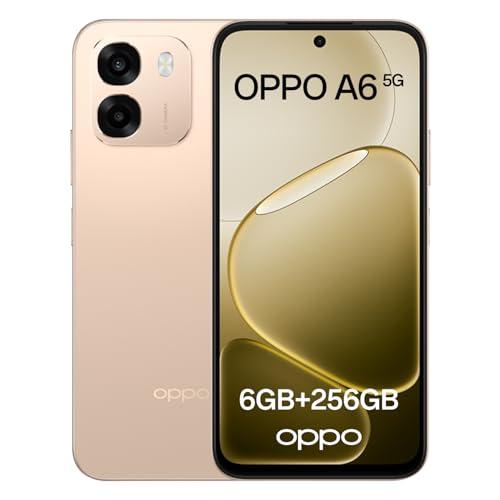 OPPO A6 5G Android Smartphone, 6+256GB, Processore Dimensity 6300, Display 120Hz 6,75