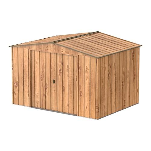 Duramax Top 10 x 8: Capanno da Giardino in Metallo Effetto Legno
