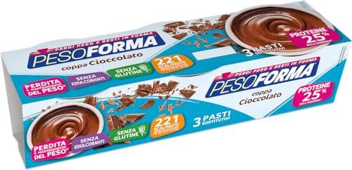 Pesoforma Coppa Budino al Cioccolato - Pasto Sostitutivo Senza Glutine