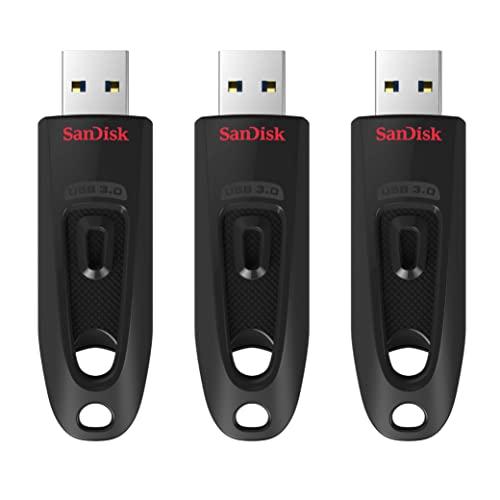 SanDisk Ultra Chiavetta USB 3.0 da 32 GB - Confezione da 3