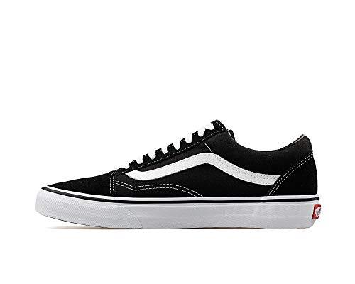 Vans Old Skool (Suede/Canvas), Sneaker Unisex - Adulto, Nero Black White, 38 EU