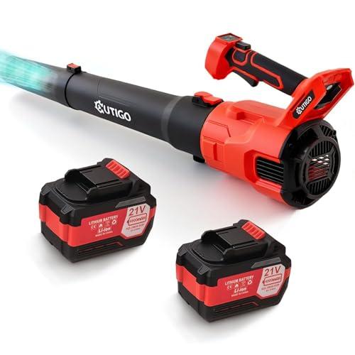 Soffiatore Foglie a Batteria con 2 Batterie 4.5Ah
