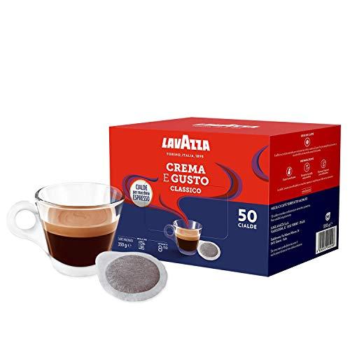 Lavazza Crema e Gusto Classico, Caffè in Cialde per Macchine Espresso, 50 Cialde in Carta, 4 Confezioni da 50 Cialde