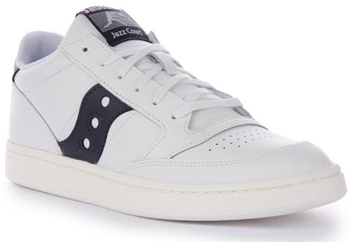 Saucony Corte Jazz, Scarpe da Ginnastica Unisex-Adulto, Bianco, 45 EU