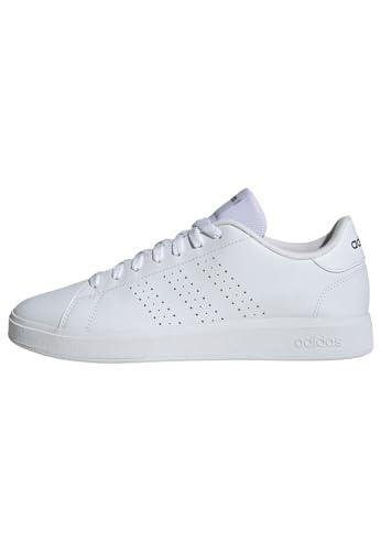 Adidas Uomo Advantage Base 2.0 Shoes, Cloud White/Collegiate Green, 43 1/3 EU