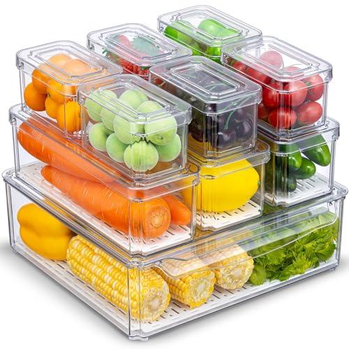 KUMD Organizer Frigorifero 10 Pezzi