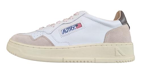 Autry Medalist: Iconiche Sneakers in Pelle e Camoscio Bianco Morel