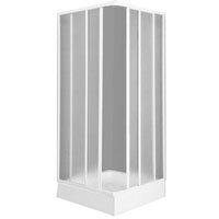 Box doccia Cabina doccia Angolare con Apertura Scorrevole Pannelli in Acrilico 80 x 80 x 183 h cm - U01.BQ01.080