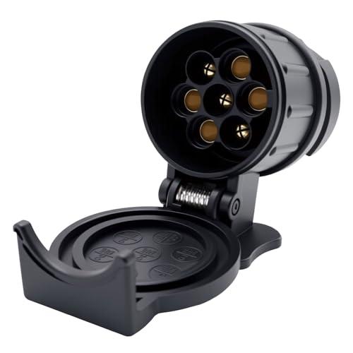 Adattatore 13 a 7 Poli per Gancio di Traino Impermeabile