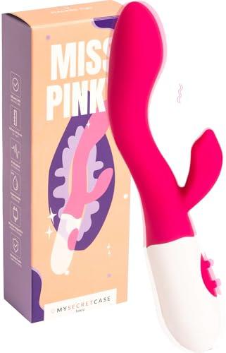 MySecretCase Vibratore Donna Punto G Squirting Rabbit - 10 Modalità di Vibrazione (Fucsia)