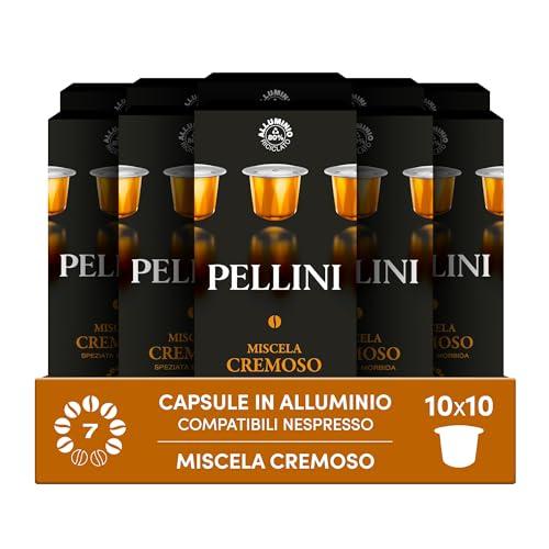 Pellini Cremoso - 100 Capsule Alluminio Compatibili Nespresso