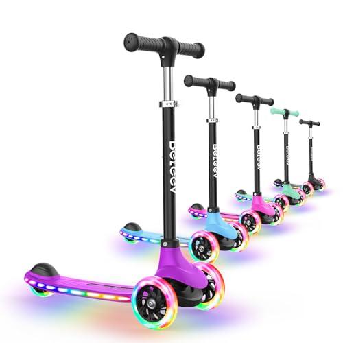 BELEEV A6 Monopattino Bambino 3-8 Anni con Luci LED