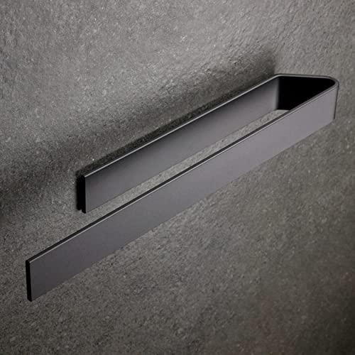 Porta Asciugamani Adesivo Design Amburgo - Nero Opaco