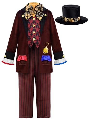 ReliBeauty Costume da Cappellaio Matto per Bambino: Un Tuffo nel Mondo di Alice