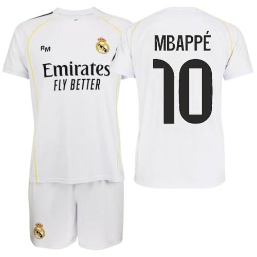 Real Madrid Set Bambino 1a Maglia 2025-2026 Mbappe - Replica Ufficiale