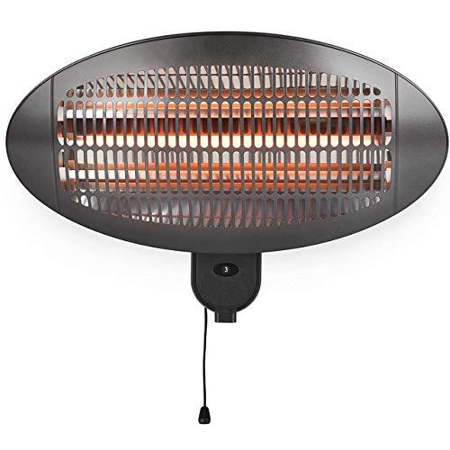 HOME IT® Stufa Infrarossi da Esterno a Parete 2000W