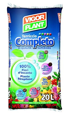 Vigorplant Terriccio Completo Universale di Qualità 20 Litri