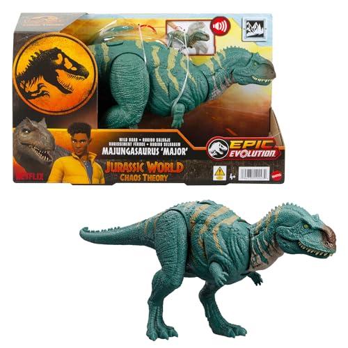 Mattel Jurassic World: Teoria del Caos Netflix - Majungasauro Ruggito Selvaggio