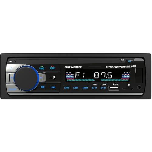 Autoradio Bluetooth Strex - One DIN, USB, AUX, Vivavoce