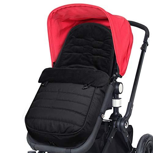 Coprigambe Termico Universale 2 in 1 per Passeggino - WD&CD Nero