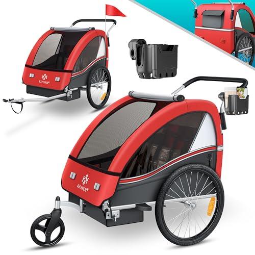 KESSER® Rimorchio per Bambini da Bicicletta Sport-RX 2 in 1
