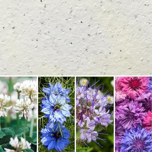 Eco-Card® Carta Ecologica con Semi FIORI PER API