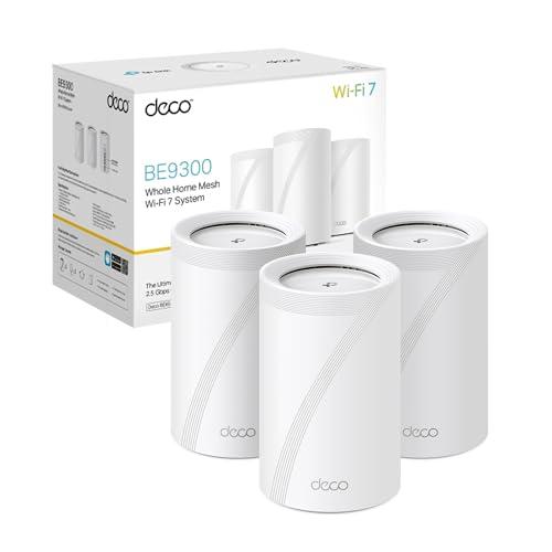 TP-Link Deco BE65 (3-pack) - Sistema Mesh WiFi 7 Tri-Band BE9214