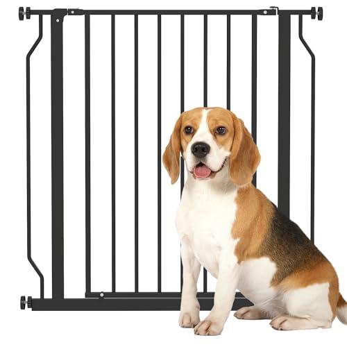 PawHut Cancelletto per Cani Estensibile Nero 75-85cm