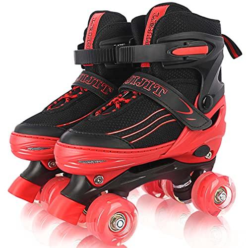 Pattini a Rotelle Regolabili per Bambini con Ruote Luminose