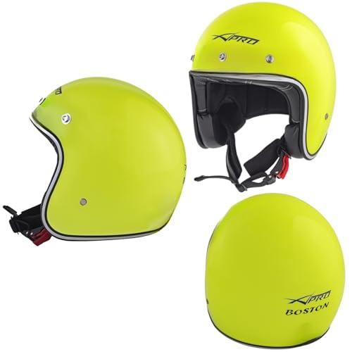 A-Pro Casco Moto Jet Omologato ECE 22-06