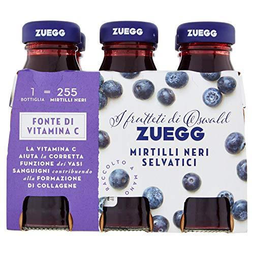 Zuegg I Frutteti di Oswald Succo di Mirtilli Neri Selvatici - 6x125ml
